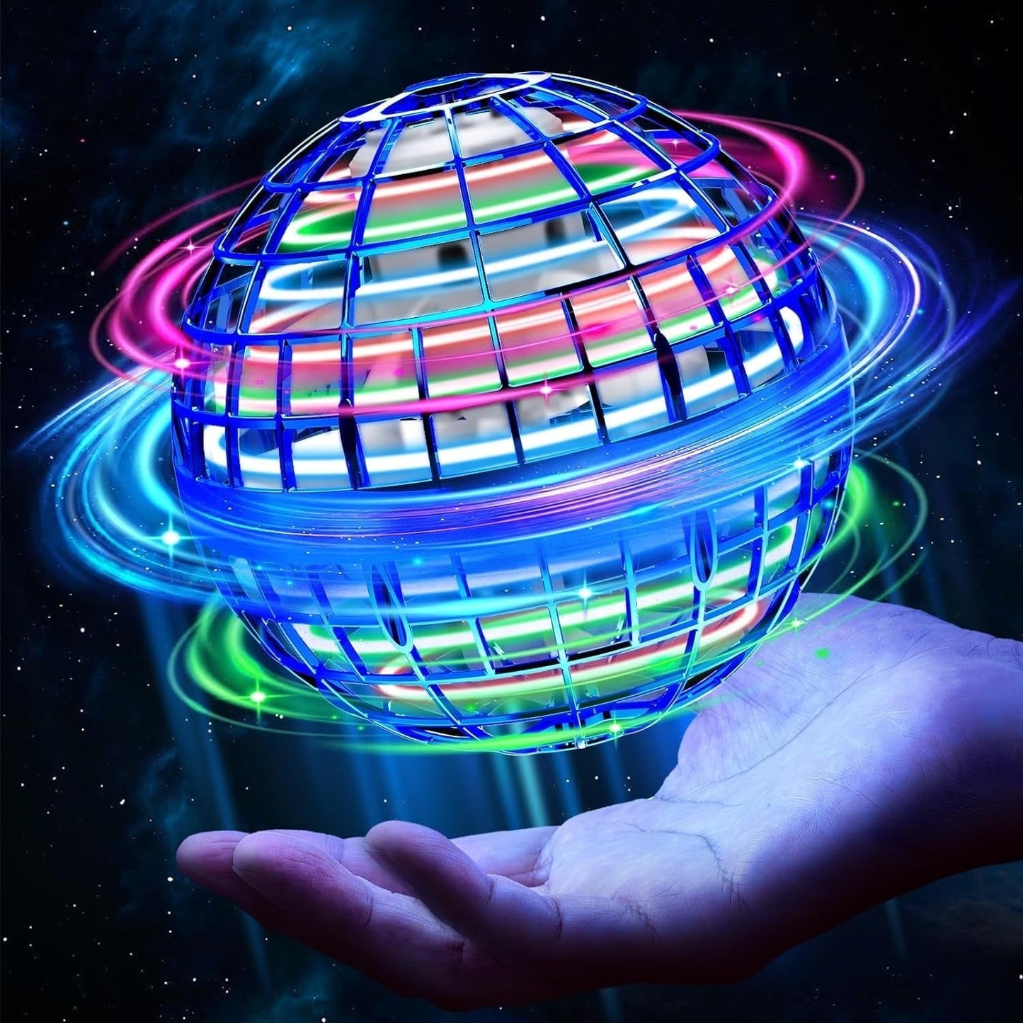Flying Spinner Ball    | كرة الطيران الدوارة LED للأطفال والكبار ✨